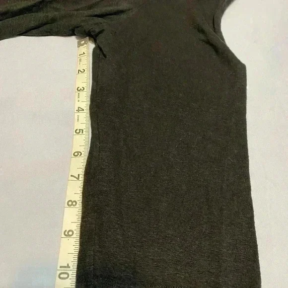 Eileen Fisher Black Womans Size 1X Tunic Top with 3/4 sleeves. - Picture 7 of 8